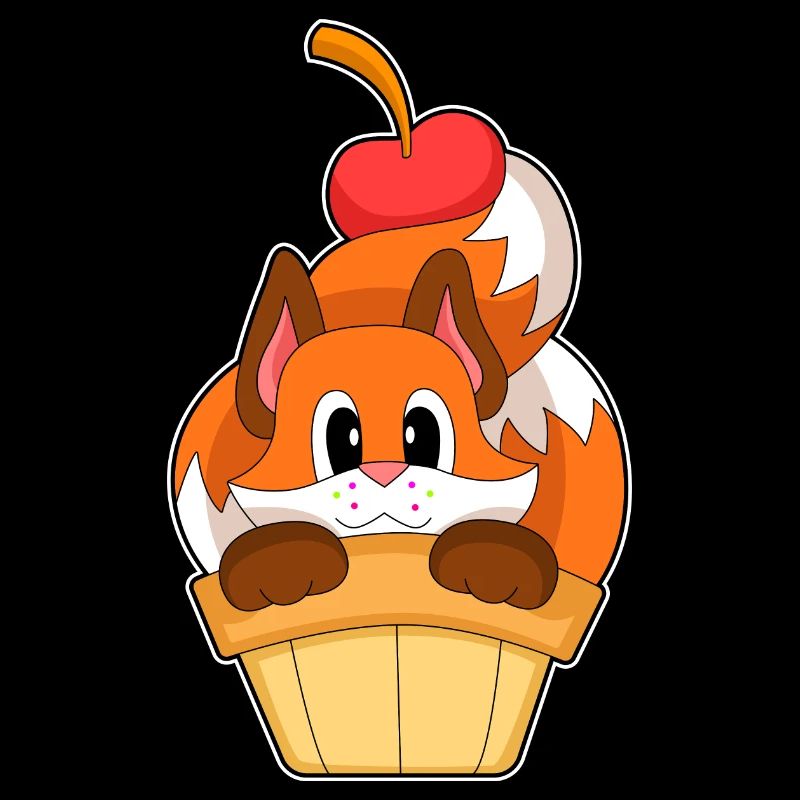 Fuchs Eiswaffel Kirsche
