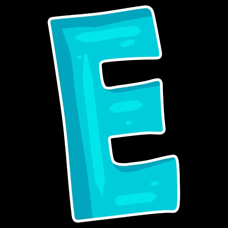 Buchstabe E Anfangsbuchstabe Zeichen