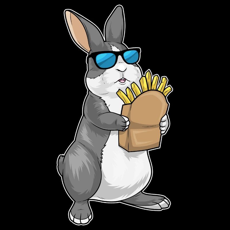 Frites lapin