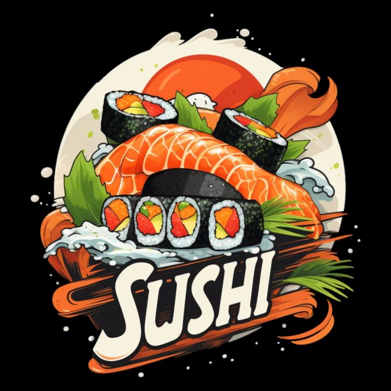 Elegant sushi selection