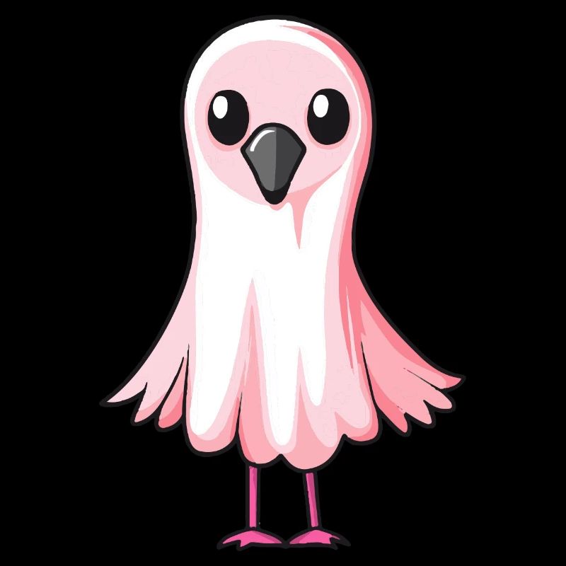 Flamingo Halloween Comic Geist