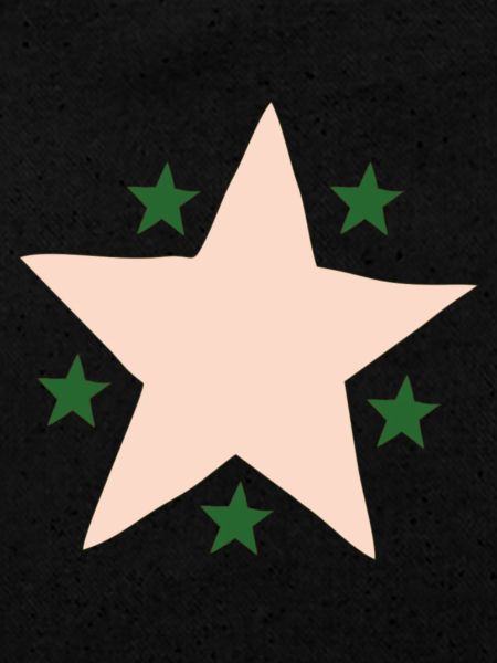 Étoile Rose Vert