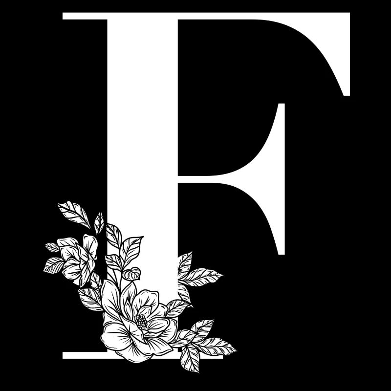 Buchstabe F Blume