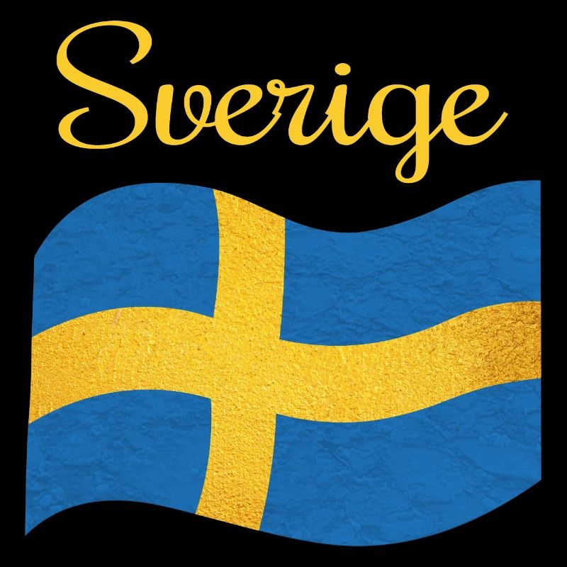 Le drapeau de la Suède Sverige