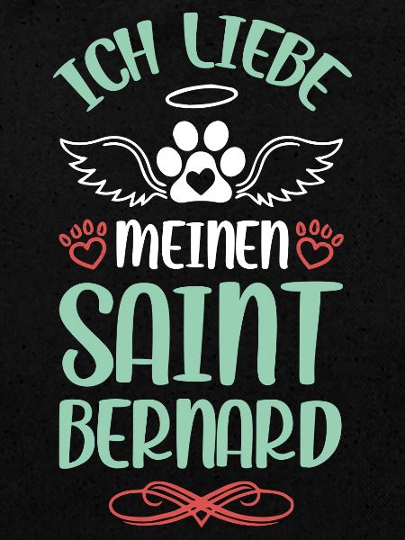 J’aime mon Saint-Bernard