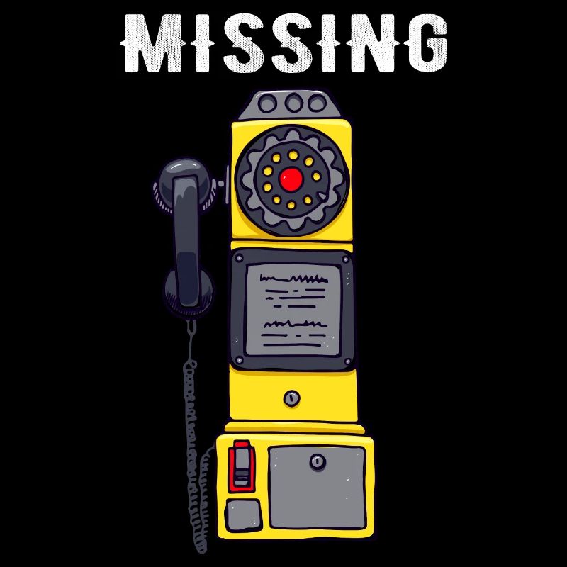 Missing Pay Phone Retro Missing Pay Phone Funny