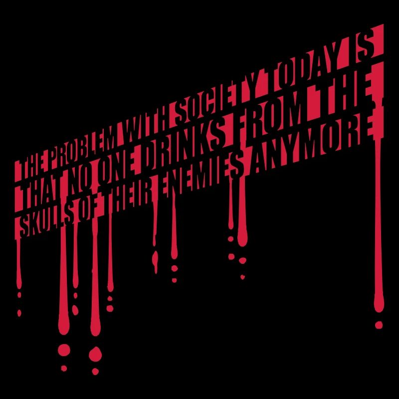 drinks from enemies skulls