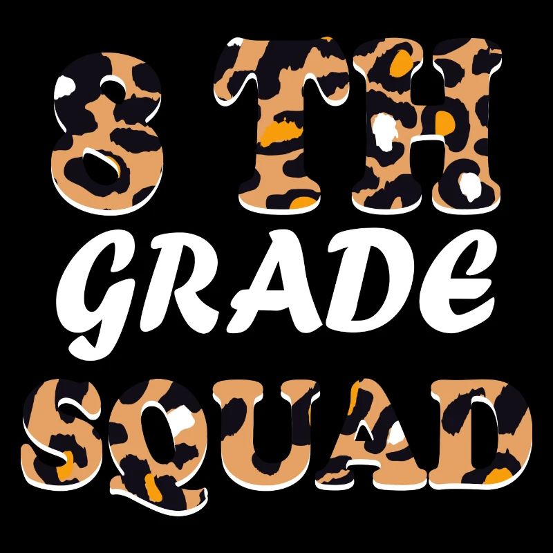 Cadeaux d’enseignant Leopard 8th Grade