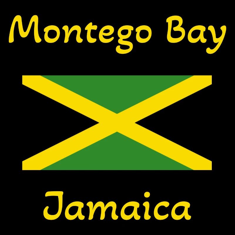 Montego Bay Jamaica Flag