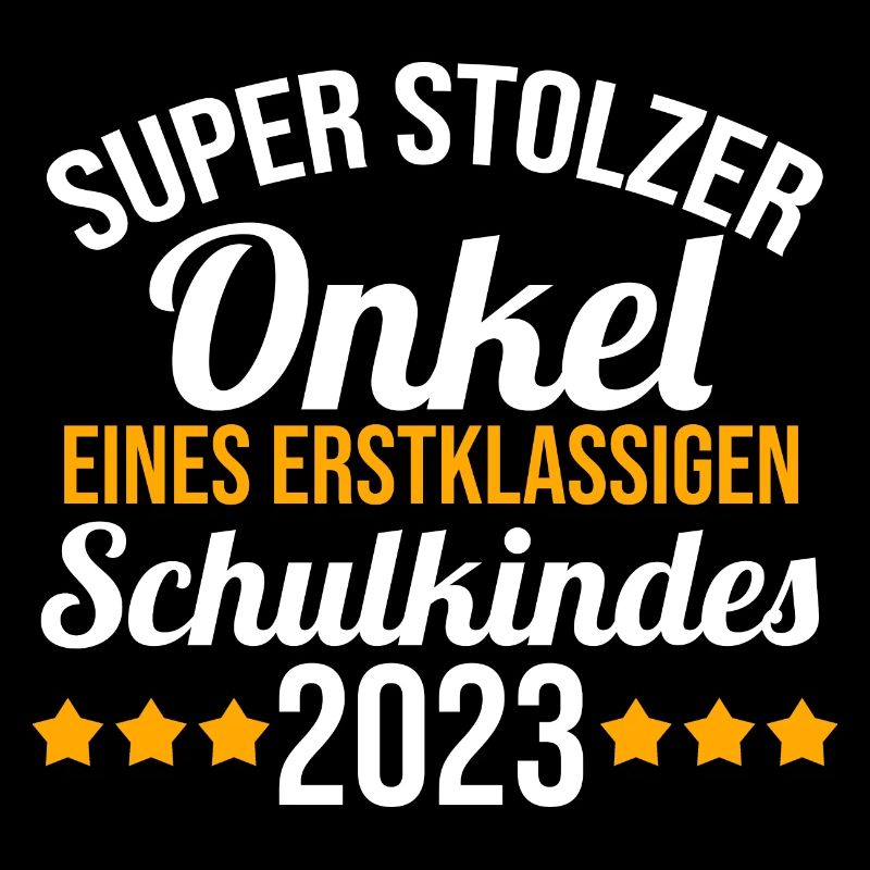 Stolzer Onkel eines Schulkind 2023 Einschulung