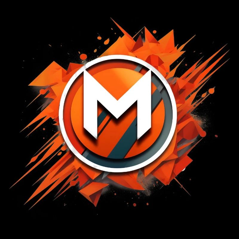 Monero Logo Color Splash