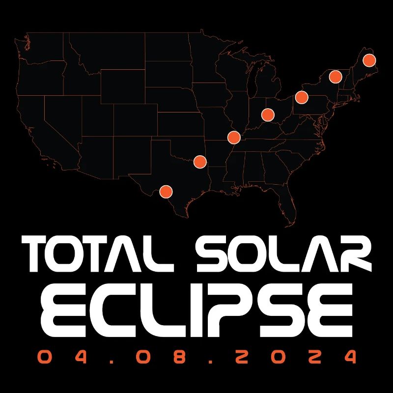 Total Solar Eclipse Map Path of Totality Lover
