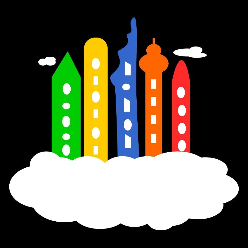City in the clouds