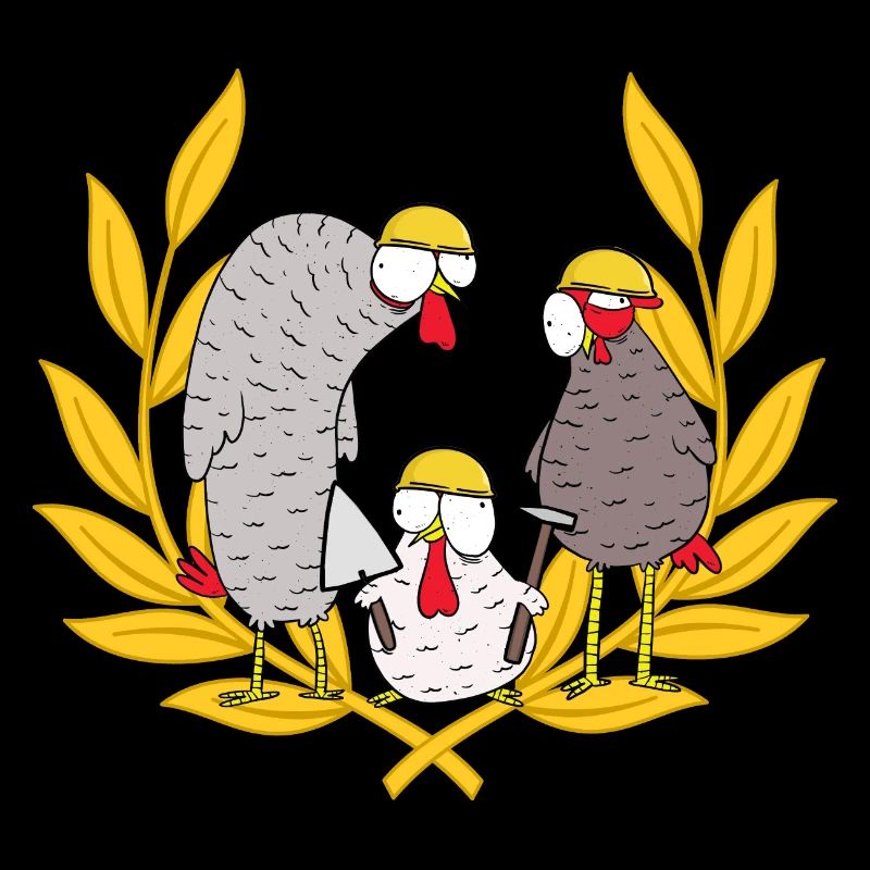 Construction Site Builder Deployment Team Mason Chickens Job