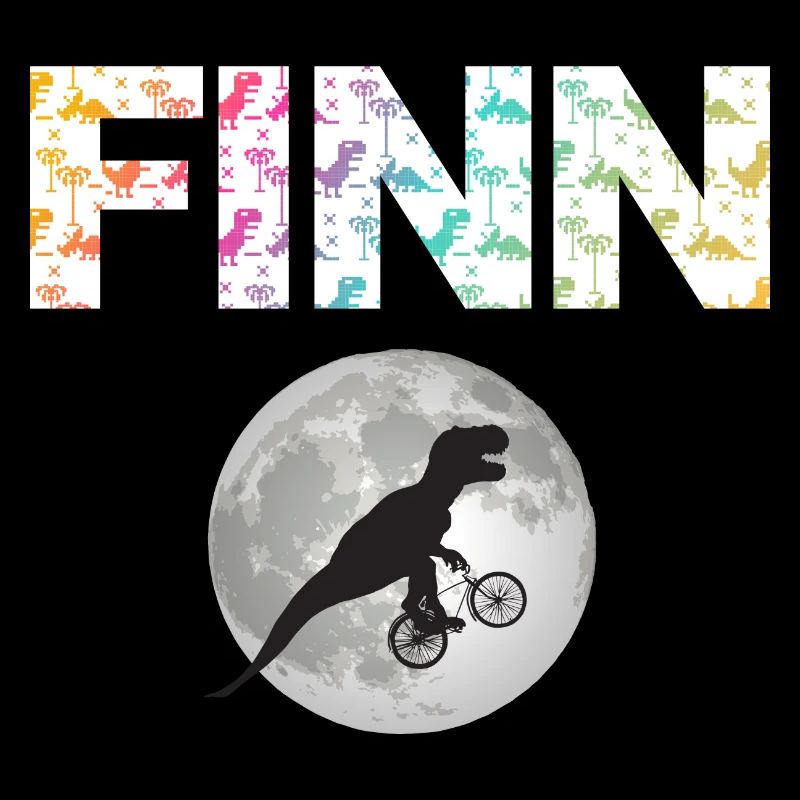 FINN - Beautiful boy name with dinosaur