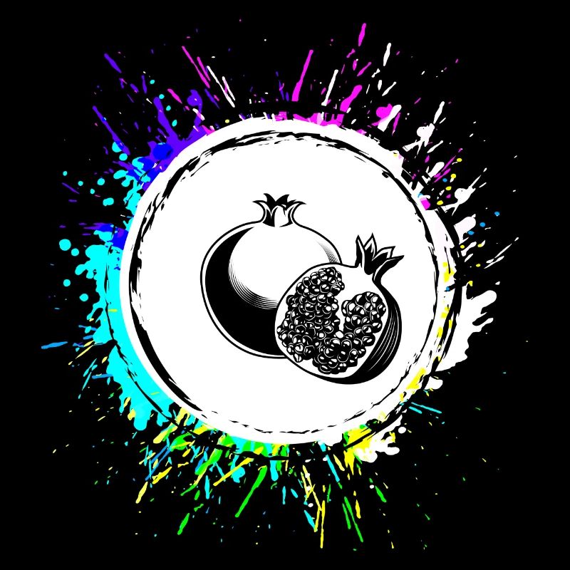Fruit de grenade Coloré