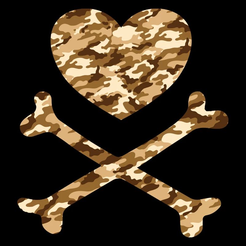 Pirate Heart Camo Sand