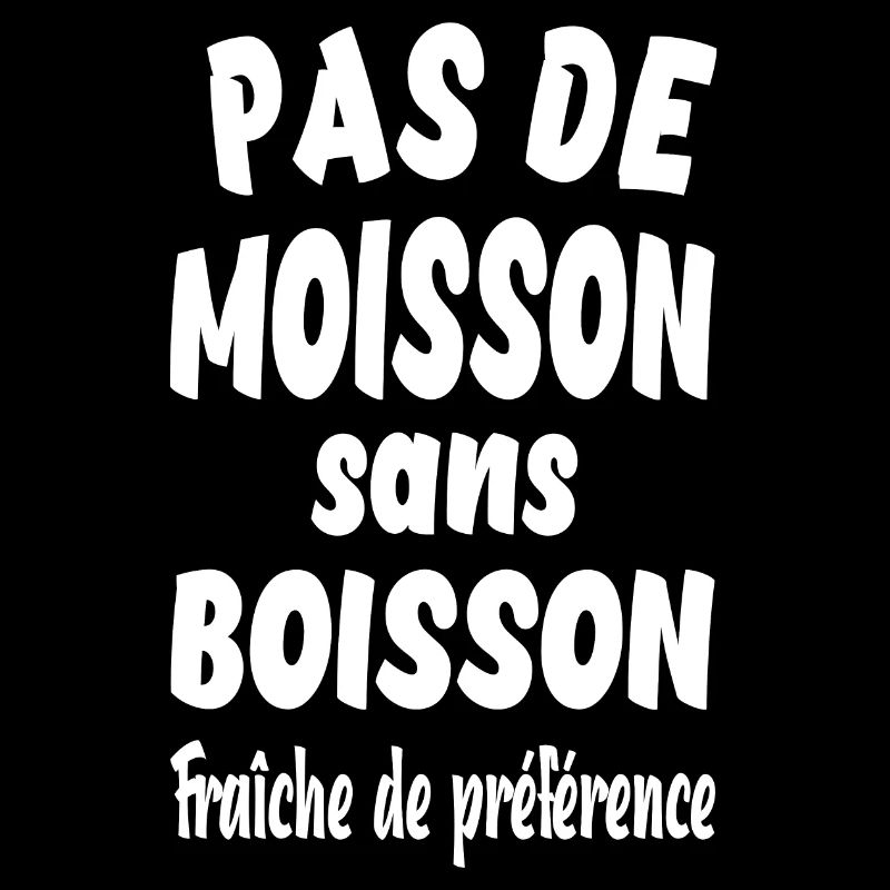 Pas de moisson sans boisson fraîche de préférence