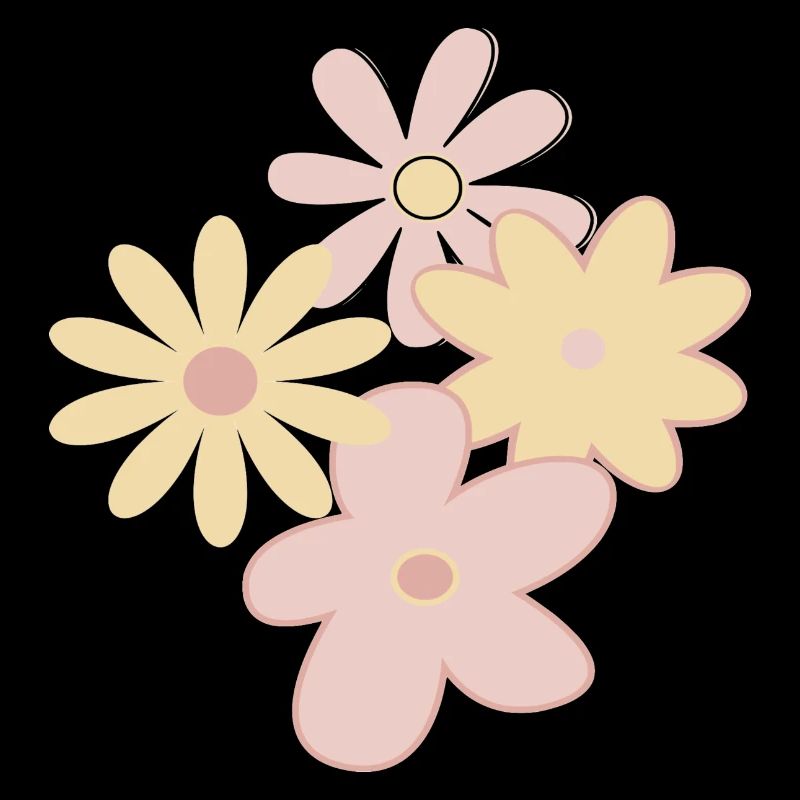 Fleurs dessinées