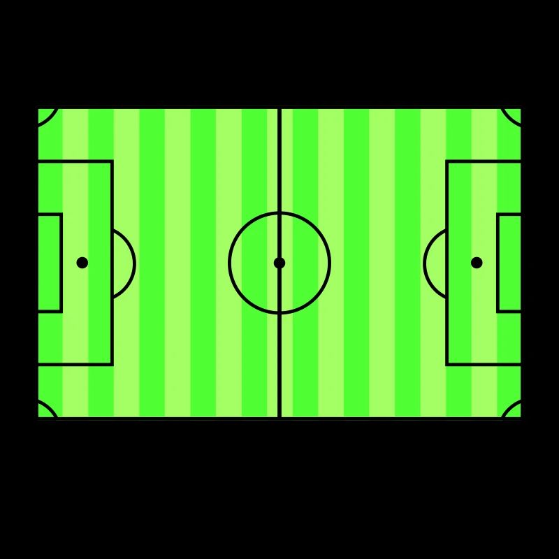 Équipe de soccer sur gazon