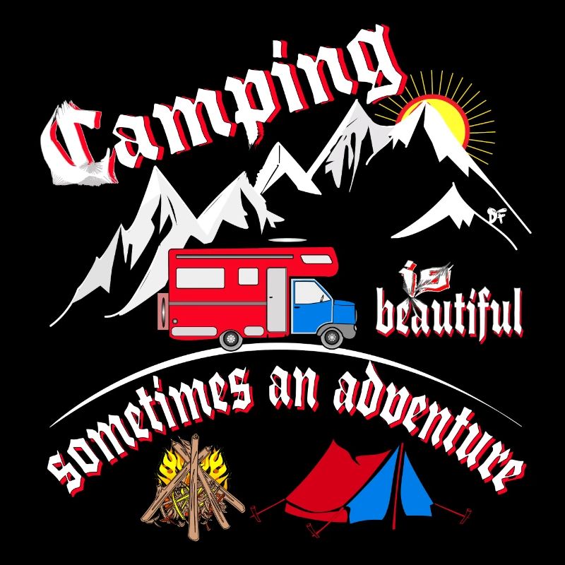 Le camping est agréable parfois c’est une aventure