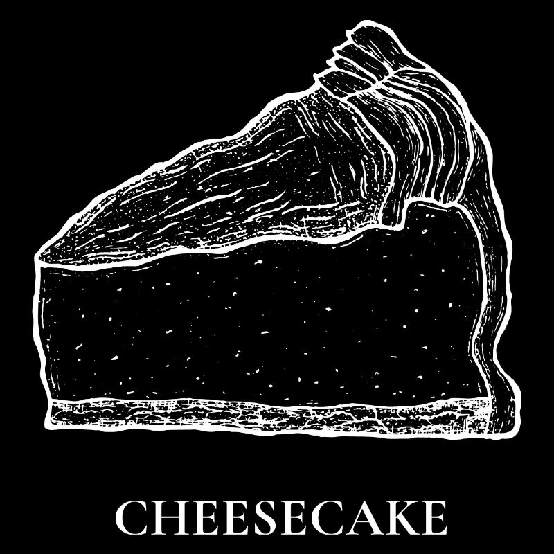 Dessin de gâteau au fromage
