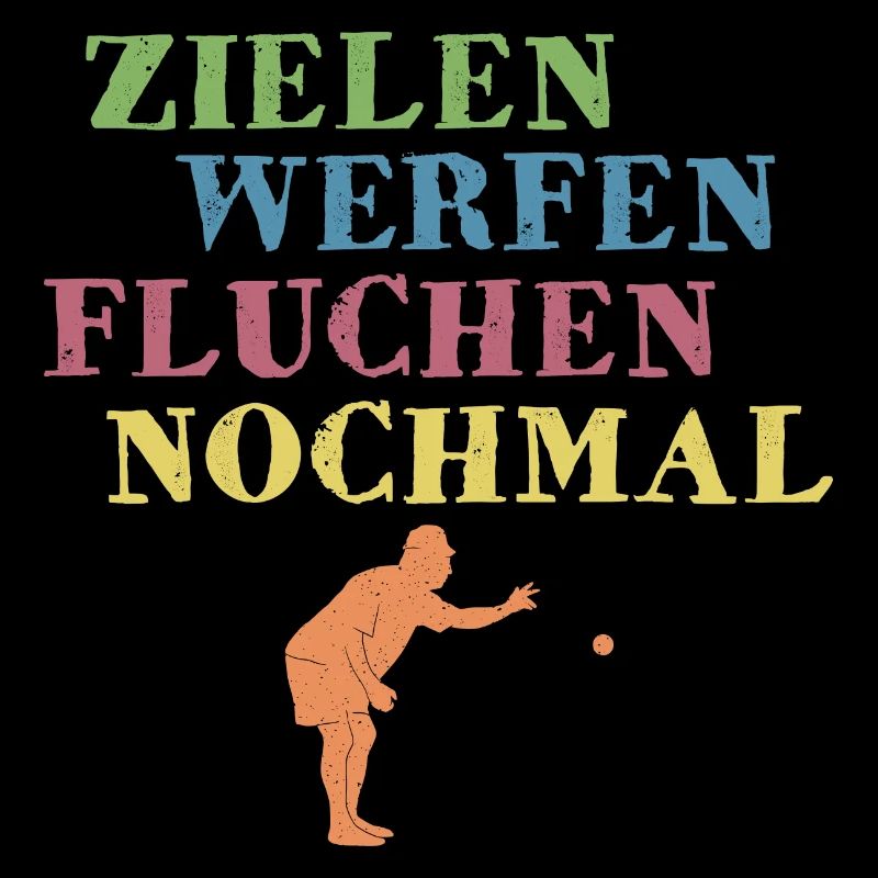 Zielen Werfen Fluchen Nochmal Boule