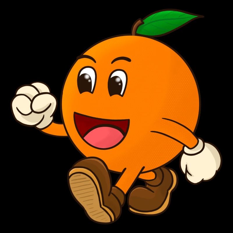 Funny orange