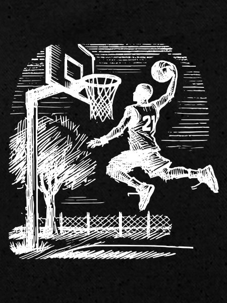Dunk de basketteur