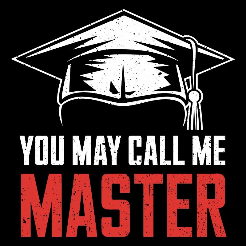 Humorous Design for Master's Graduates