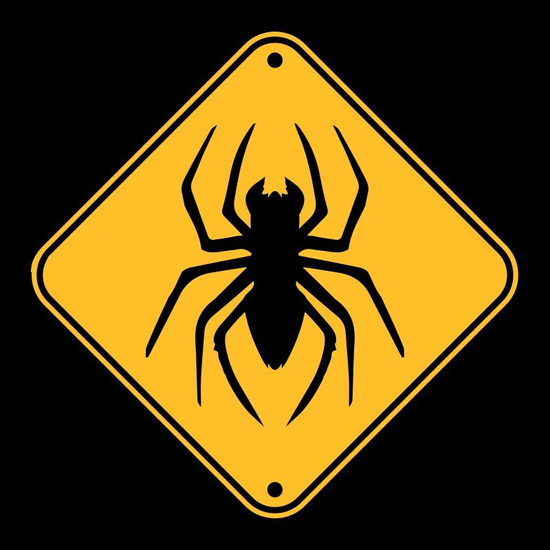bouclier avertissement mise en garde danger mise en garde zone araignée