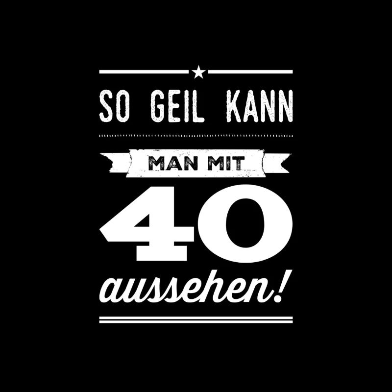 Geburtstag 40 | Geburtstagskarte Geschenkidee