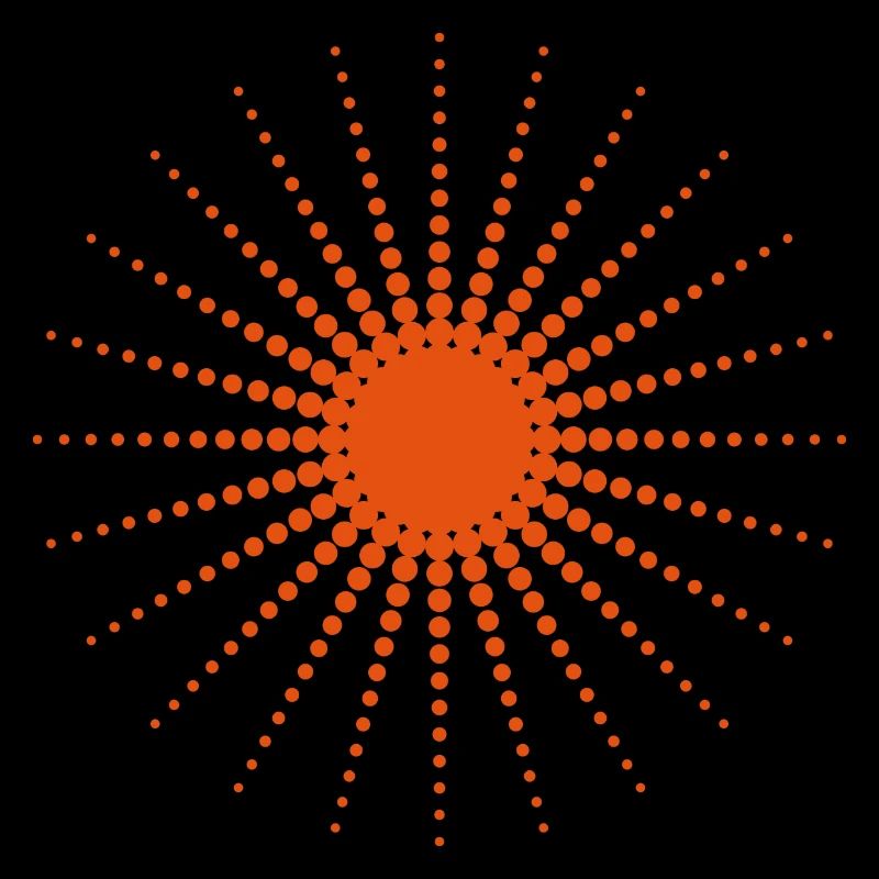 rayons soleil été 70 ligne ligne rangée kuns