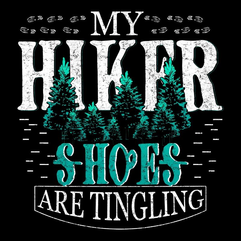 Hiker forest