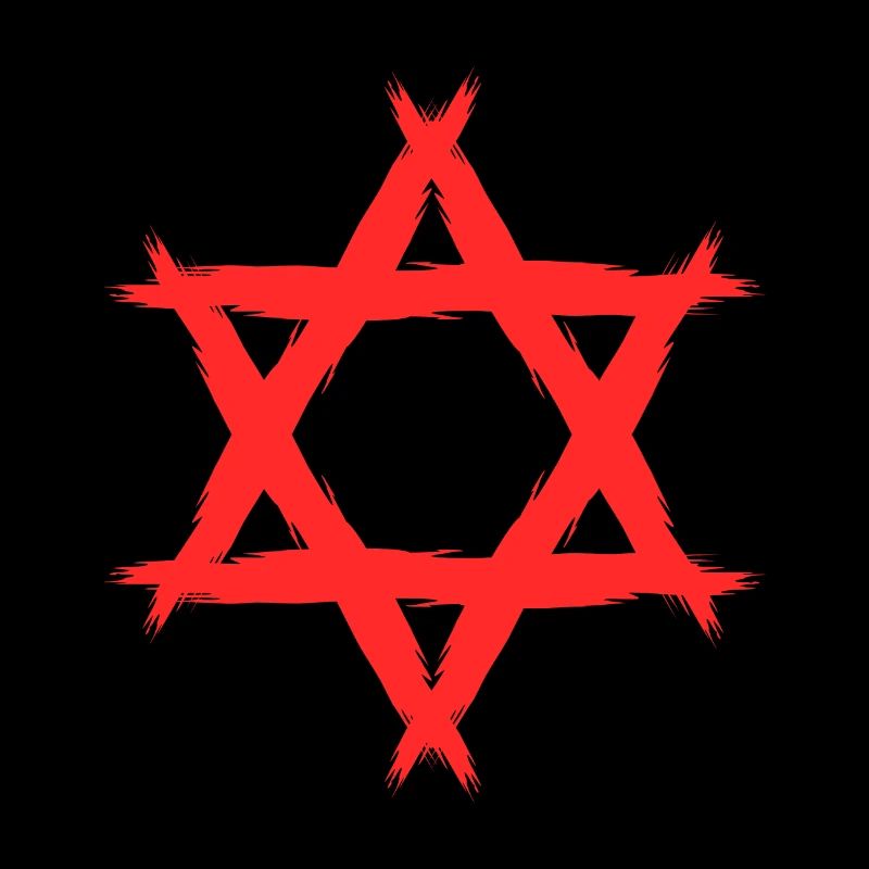 Etoile de David religion rouge