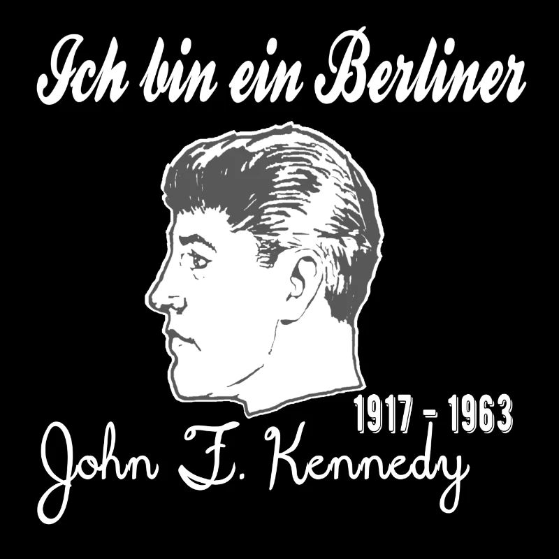 John F. Kennedy,Ich bin ein Berliner,Shirt Berlin