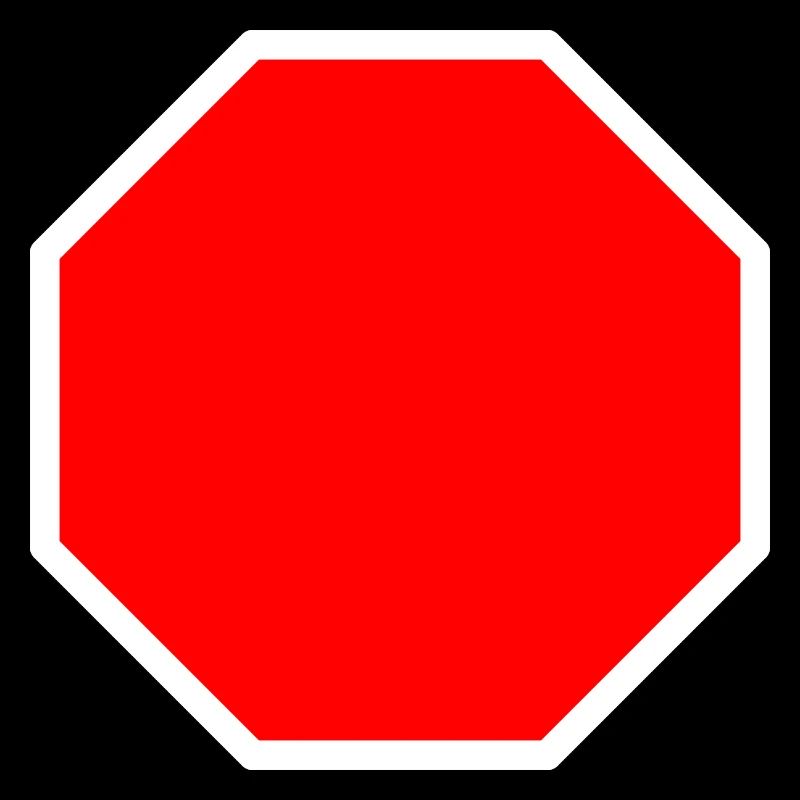 Stopschild Vorlage + DEIN TEXT