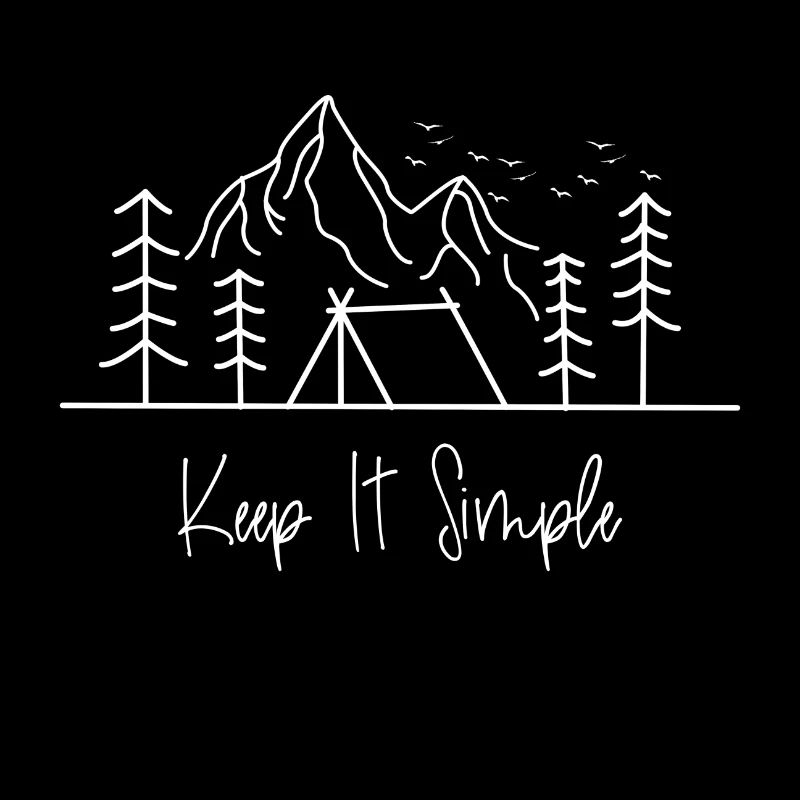 Keep it Simple - Halte es einfach Camping Van