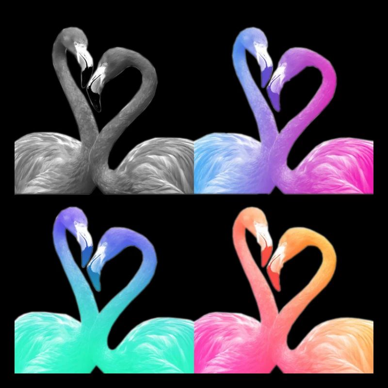Flamants roses