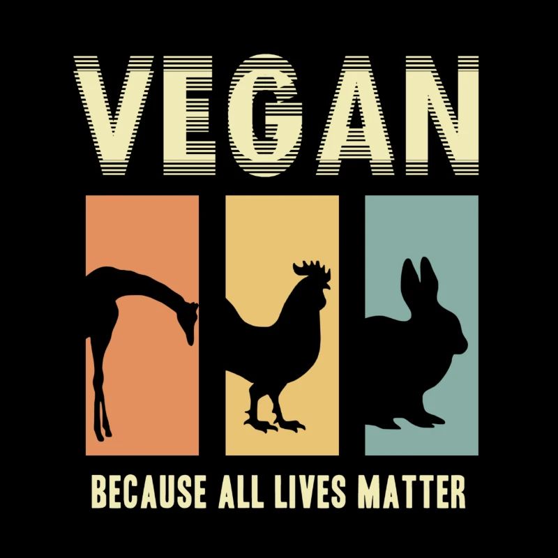 Vegan parce que toutes les vies comptent Chaque vie compte