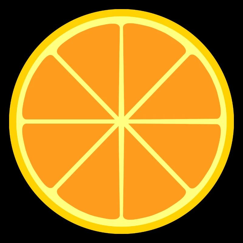 Orange fruit fruit design to personalize