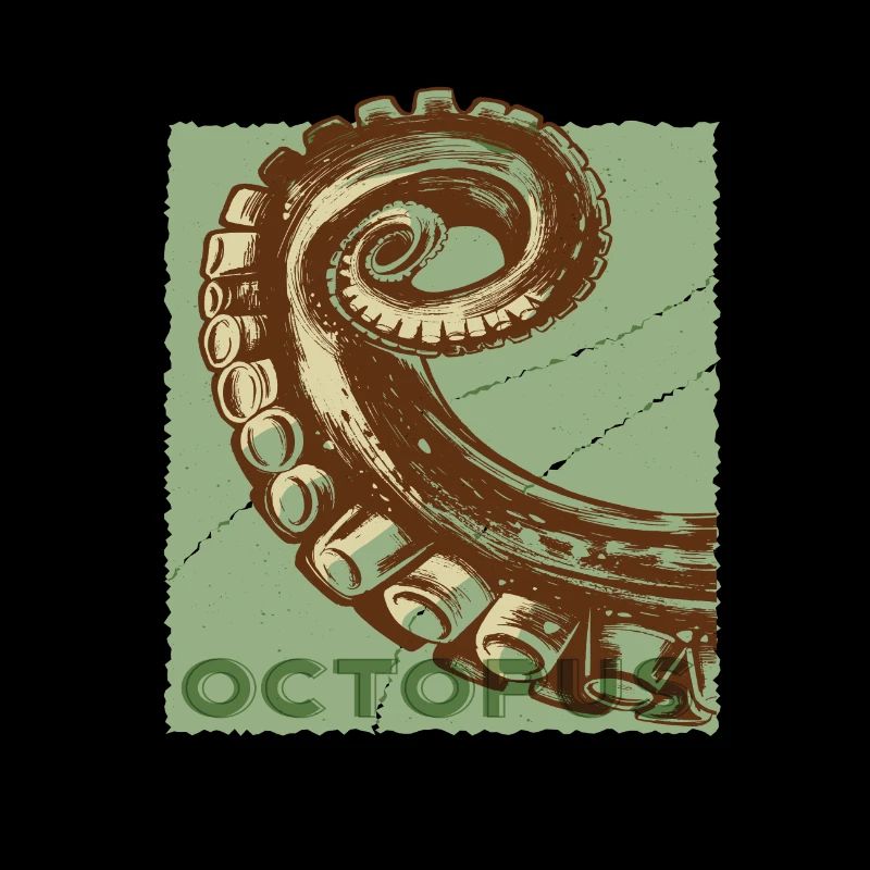 Octopus tentacles, octopus squid diver