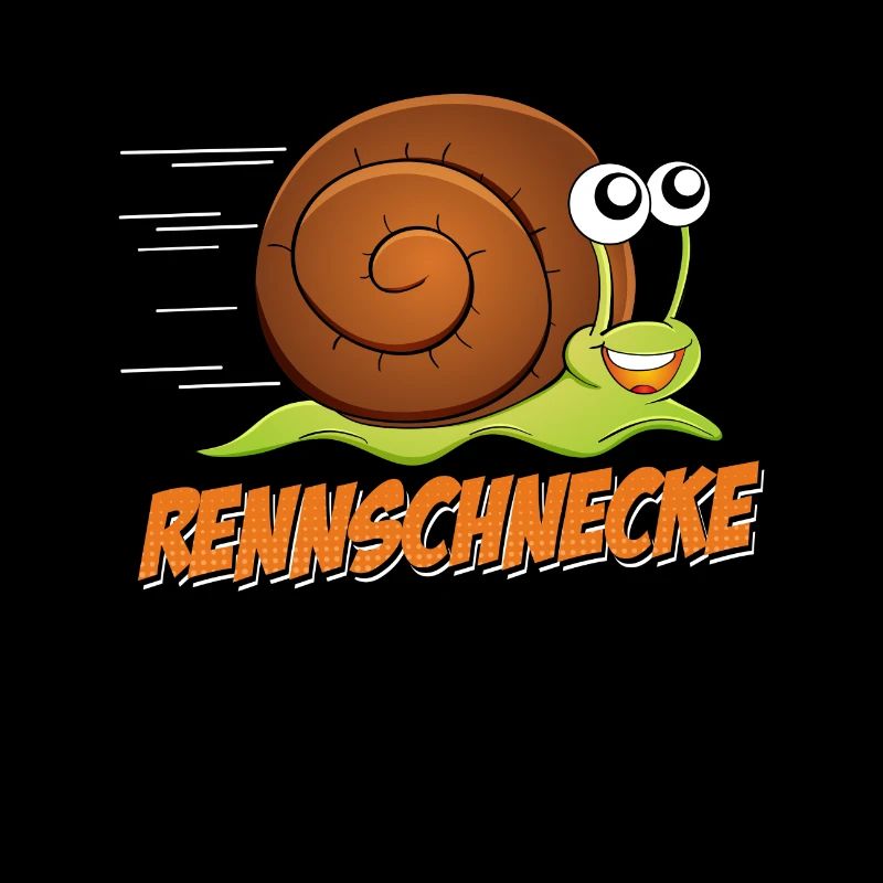 Marathon Halbmarathon Geschenk Rennschnecke