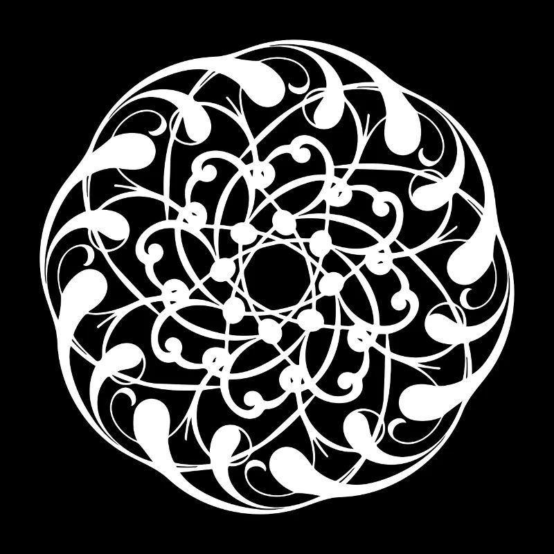 Blumen Mandala Geometrisch