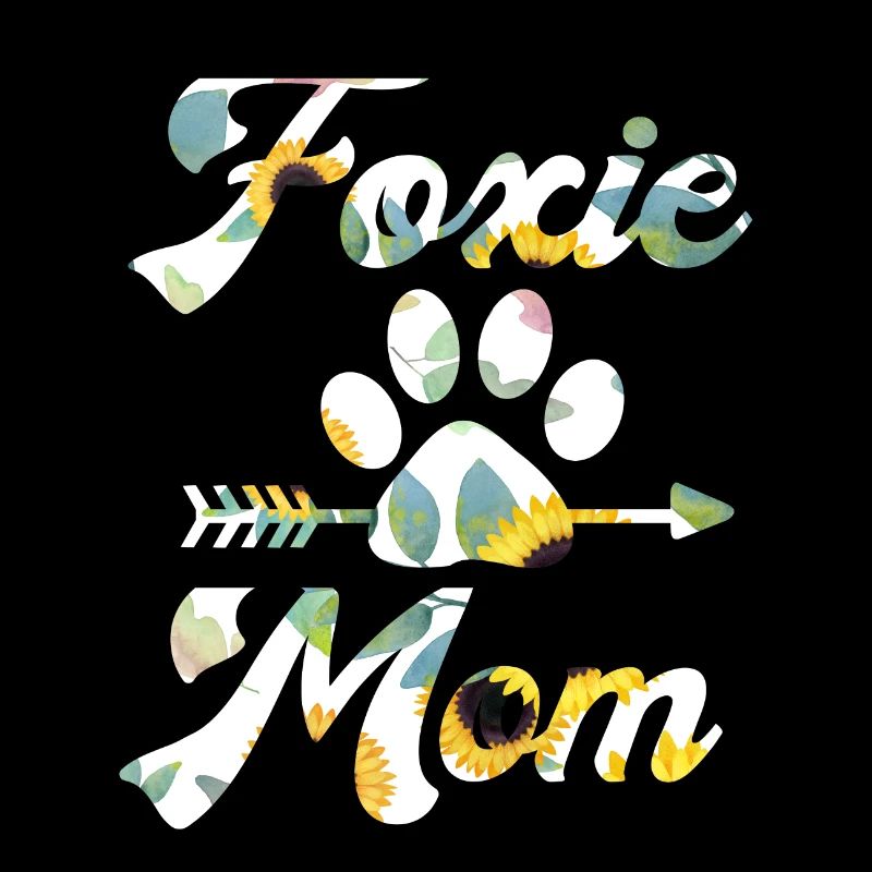 Drahthaar Foxterrier Foxie Mama Blumen
