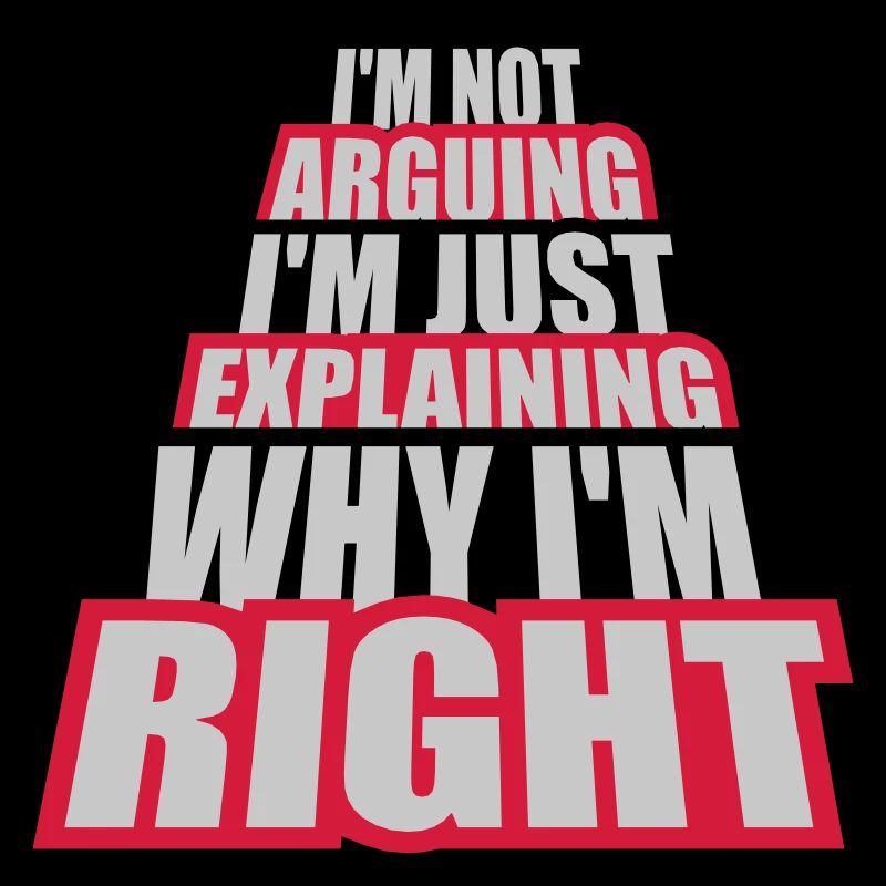 I m not arguing