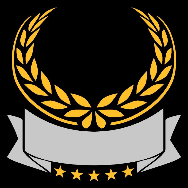 Bannière Laurel Wreath Stars Empty