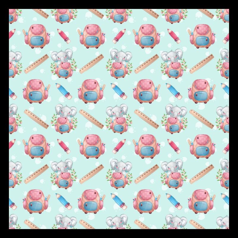 Cute Elephant Animal Pattern