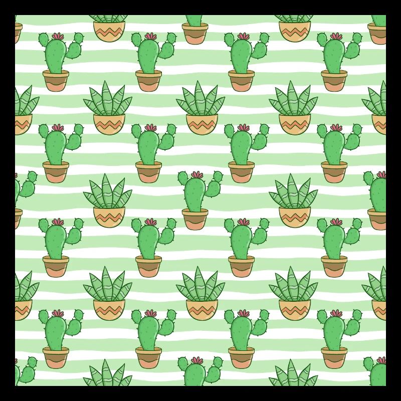 Plant succulent flower cacti Cactus Pattern