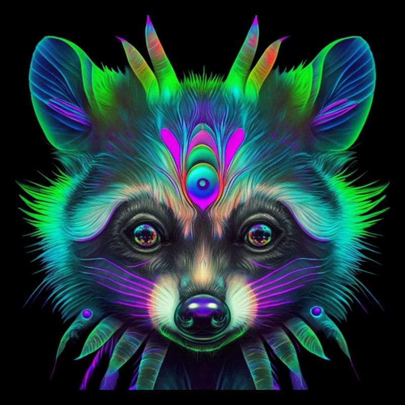 Fancy Waschbär